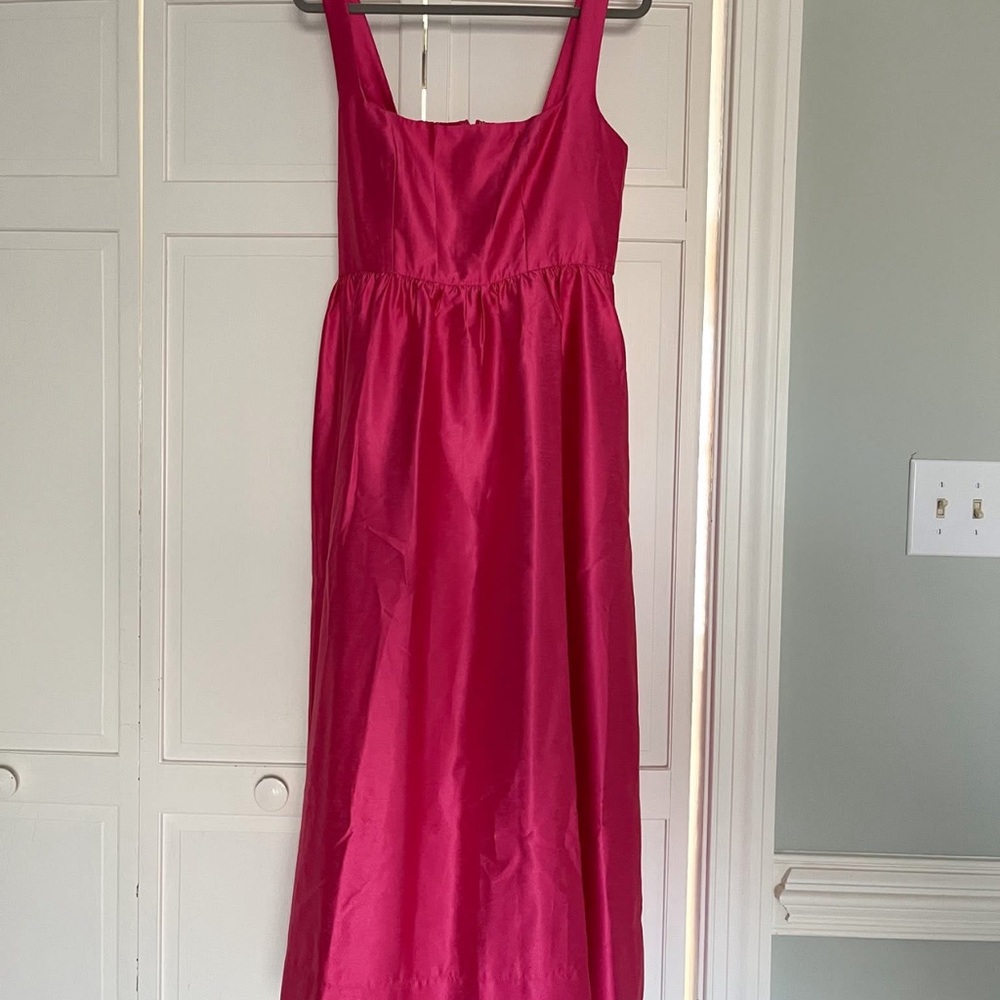 Tuckernuck Hot Pink Square-Neck Maxi Dress - Picture 2 of 3
